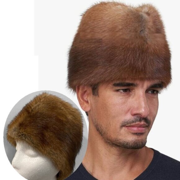Muskrat Fur Envoy Hat - Picture 1 of 14